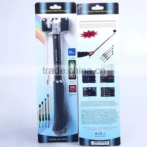 Factory Price Good Quality Portable Mini Hand Held Monopod Selfie Stick thumbnail-4