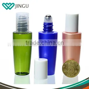 Frosted Colorful Bottle Stainless Metal Roller Ball 10ml Plastic Cobalt Roll on Bottle thumbnail-5