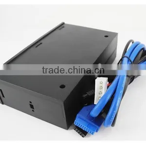 ESATA LCD Display All-in-1 Muiti-function USB 3.0 to 20Pin Media Dashboard thumbnail-4