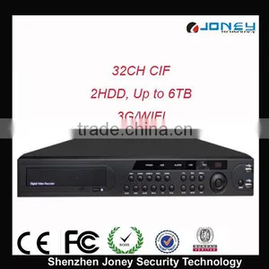 Economical 2HDD 6TB 32CH CIF Wireless Best DVR Recorder thumbnail-1