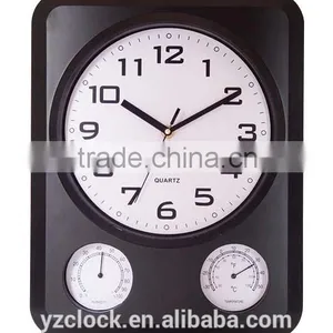 Wall Clock With Humidy and Temperature thumbnail-1