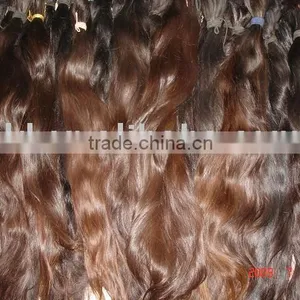 Human Hair/hair Products/raw Hair/vrigin Hair/Natural Brown Remy Human Hair-Curly thumbnail-1