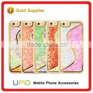 [UPO] 2016 New Design Colorful Bling Glitter Star 3D Liquid Quicksand Hard Plastic TPU Mobile Case for Iphone 6 thumbnail-1