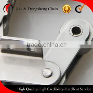 SUS C2042 Pitch 25.40 Food Line Machine Parts Large Roller Conveyor Chains With Attachments thumbnail-4