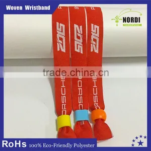 Promotional Fabric Textile Woven Wristbands for Event thumbnail-3