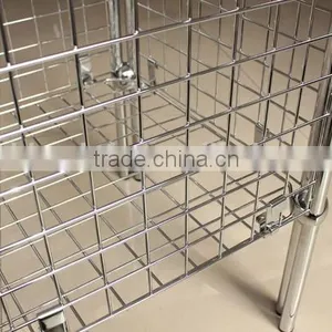 Cheap!Chrome Metal Grid Dump Bin,Easy Assembling Widely Used in Store thumbnail-4