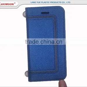 Cute Wallet Flip Phone Case With Chain Necklace for Samsung Galaxy Note C S A J E ON Edge Mini Plus 9 8 7 6 5 4 3 2 1 thumbnail-4