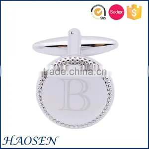 2016 Wholesale Letter Mental Cufflinks for Men thumbnail-1