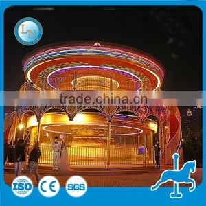 Hot Sale Product Mechanical Double Decker Carousel Horse Ride for Sale thumbnail-6