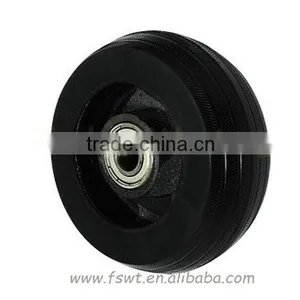 Rubber Heavy Duty Castor And Iron Core Furniture Caster And Wheel thumbnail-1