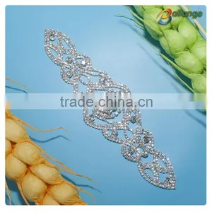 2015 Hot Selling Top Quality Elegant Style Exquisite Design Metal Rhinestone Applique Favorable Wholesale Price in Guangzhou thumbnail-1