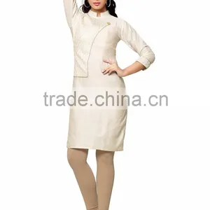 Stunning Black Color With Embroidery Design Vogue Designer Kurtis thumbnail-6