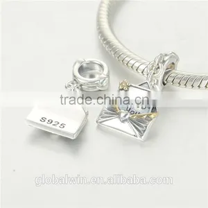 Envelope Bracelet Charms European Charm Bracelet Necklace 100% Real 925 Sterling Silver S218 Best Gifts For You Or Friends thumbnail-4