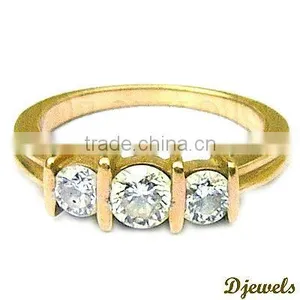 Diamond Gold Rings, Diamond Wedding Rings, Diamond Jewelry thumbnail-1
