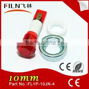 IP67 2015 Waterproof Plastic 10mm 230v Led Neon Signal Light Wall Mount thumbnail-5