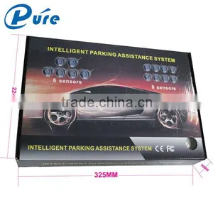 Digital Color Lcd Display Parking Sensor System Car Reverse Backup Radar With 6 Sensors thumbnail-6