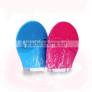 2016 New Cheap Silicone Sonic Waterproof Facial Cleaning Brush With Factory Price thumbnail-1