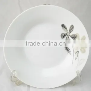 Factory Direct, 8inch Round Ceramic Plate, Porcelain Flat Plate for Lebanon thumbnail-4