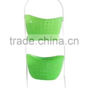 Bathroom Accessory Shower Caddy 3 Tier Basket Rack Shampoo Storage Hook Hanging thumbnail-4