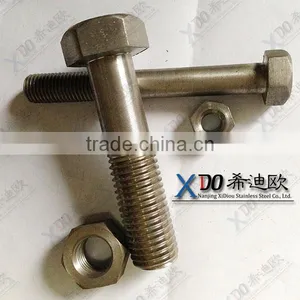Alloy600 N06600 EN 2.4816 Stainless Steel Nut Bolt Allibaba Com thumbnail-2