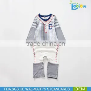 Wholesale Long Sleeve Football Pattern Newborn Baby Clothes From China Supplier thumbnail-5