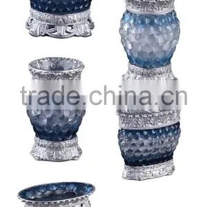 6 Pcs Resin Elegant Bathrooom Accessories Set, Wedding Gift Bathroom Accessory Set thumbnail-2