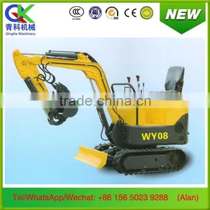 800kg Hydraulic Crawler Excavator for Breaker Auger thumbnail-1