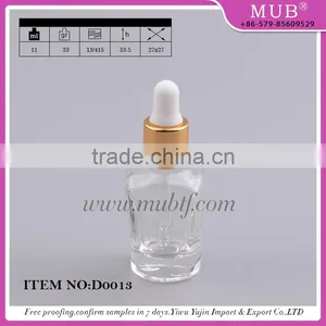 High Quality 10ml Empty Square Mould Glass Dropper Bottle With Child Proof Cap for Essential Oil thumbnail-3