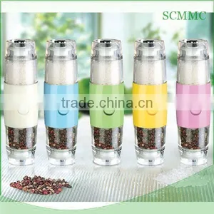 Electric 2 in 1 Plastic Salt and Pepper Mill thumbnail-1