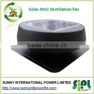 New Kind Solar Powered Environmental Friendly Poultry House Roof Standing Air Ventilation Heat Extraction Fan thumbnail-1