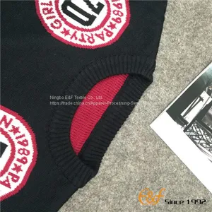 Double Layer 3-color Jacquard Sweater thumbnail-2