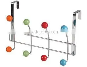 Store More Durable Colorful Ceramic Ball Metal Wire Door Hook thumbnail-2
