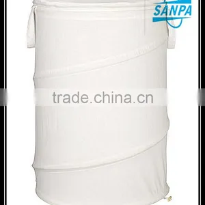 Household Round Pop Up Laundry Hamper thumbnail-4