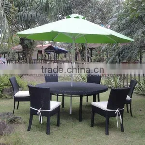 7pcs Wicker Dining Table Set/ PE Rattan Dining Set/ Garden Furniture thumbnail-1