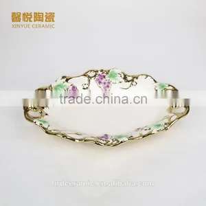 Ceramic Candy Dish Golden thumbnail-2
