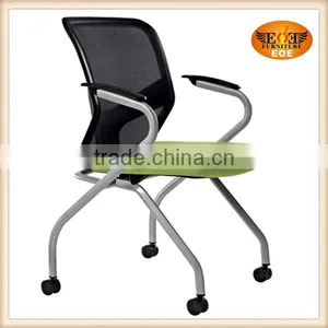 Folding Office Chair With Wheels thumbnail-1