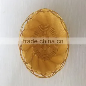Beautiful Plastic Rattan Storage Basket for Supermarket thumbnail-5