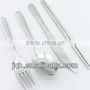 Stainless Steel 430 Fish Knife and Spoon Sets for Traveling Using and Gift thumbnail-1