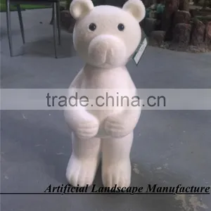 Artificial White Bear Grass Moss Animal,topiary Moss,artificial Moss for Decoration thumbnail-1