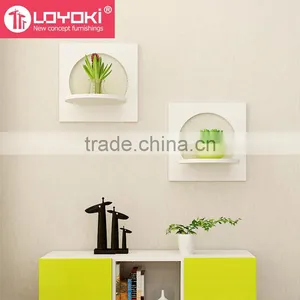 Orginal Design Wall Shelf Lovely Home Furniture for Living Room Wood Wall Decorative Wall Shelf thumbnail-2