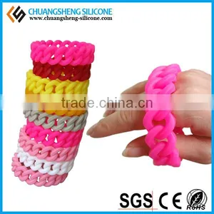 Silicone Twist Bracelet, Wrist Band thumbnail-5