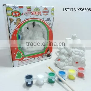 Diy Paint Design Ceramic Snowman Statue thumbnail-2