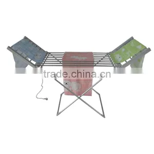 Movable Folding Clothes Rack Space Saving thumbnail-1