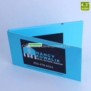 Hot Sale 4.3″/5″/7″ LCD Video Brochure/ Video Greeting Card for Business Promotional thumbnail-1