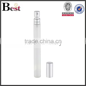 Best Selling Cosmetic Packaging 15ml Yiwu Clear Perfume Bottle Thin and Long Golden Silver Aluminum Spray Glass Bottle Perfume thumbnail-3