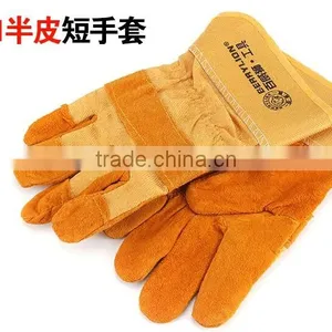 BERRYLION Short Cuff Safe Hands Gloves, Cheap Price Welding Gloves thumbnail-2