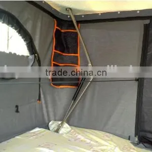 White Fiberglass Shell Hard Roof Top Tent for USA Marketing thumbnail-4