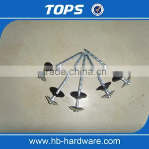 Galvanized Surface Treatment Umbrella Head Roofing Nails thumbnail-2