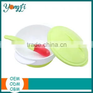 BPA Free Hot Sell Baby Suction Baby Bowl /Baby Feeding Bowl/Baby Bowl With Spoon Children Bowl thumbnail-1