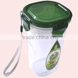 500ml Plastic Water Bottle/Cup With Strap thumbnail-1